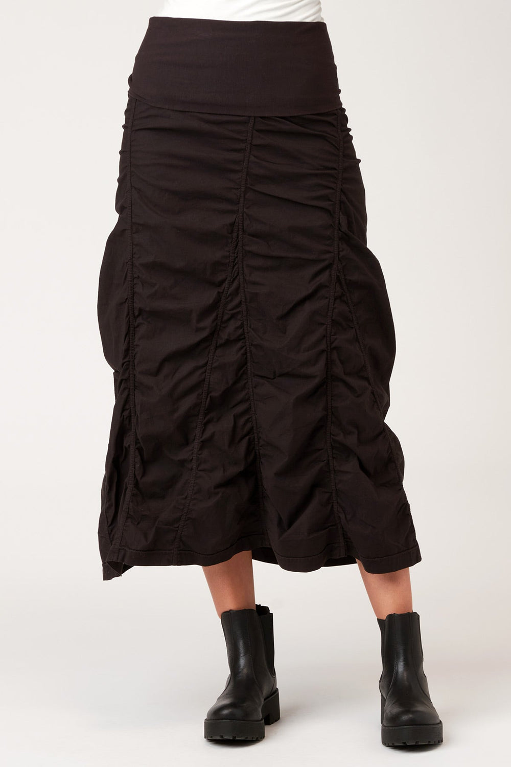 GORED PEASANT SKIRT