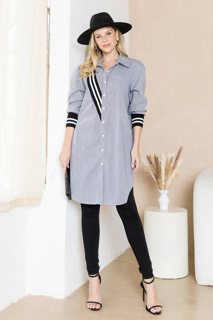 WENNA SHIRT TUNIC DRESS