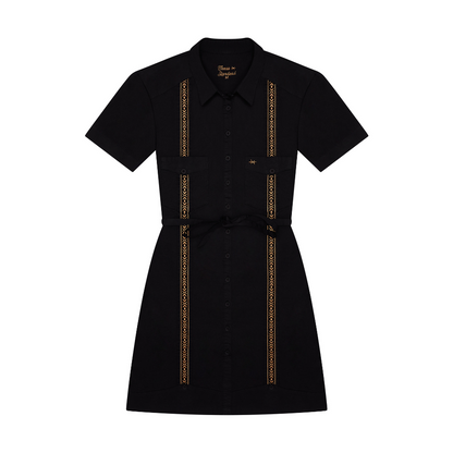 TEJAS GUAYABERA DRESS