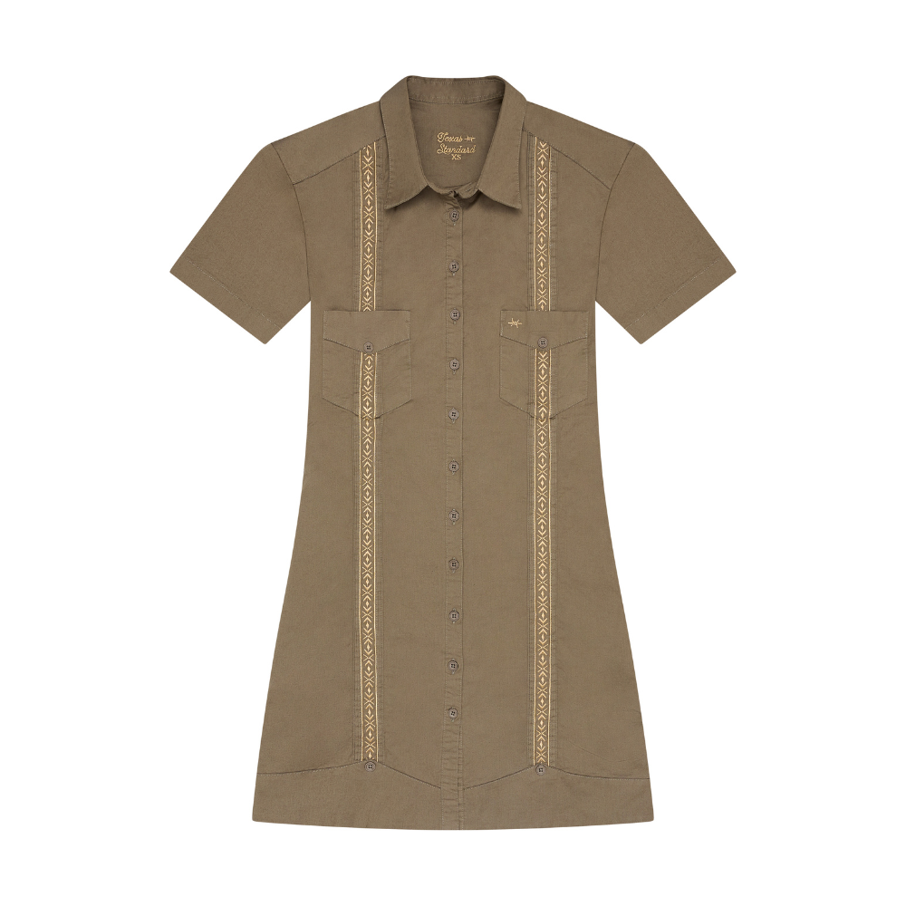 TEJAS GUAYABERA DRESS