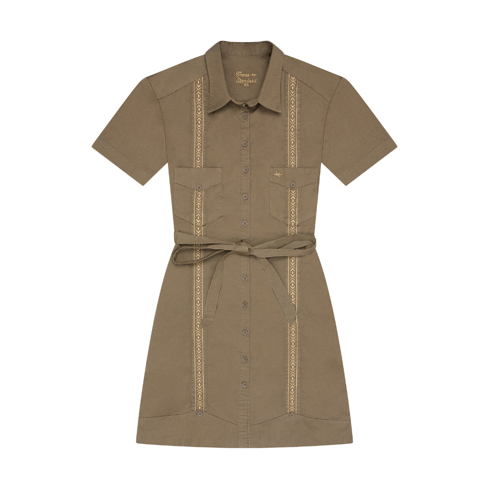 TEJAS GUAYABERA DRESS