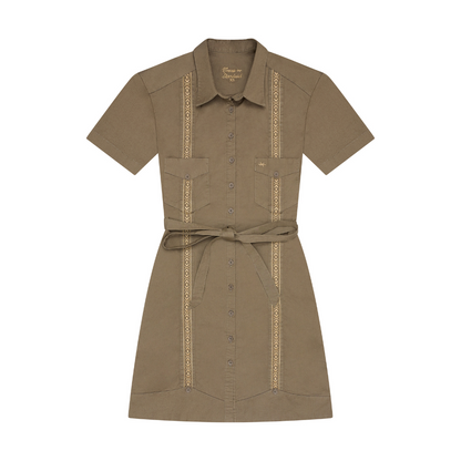 TEJAS GUAYABERA DRESS