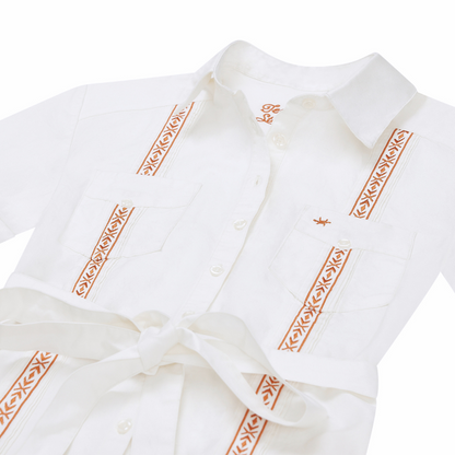 TEJAS GUAYABERA DRESS