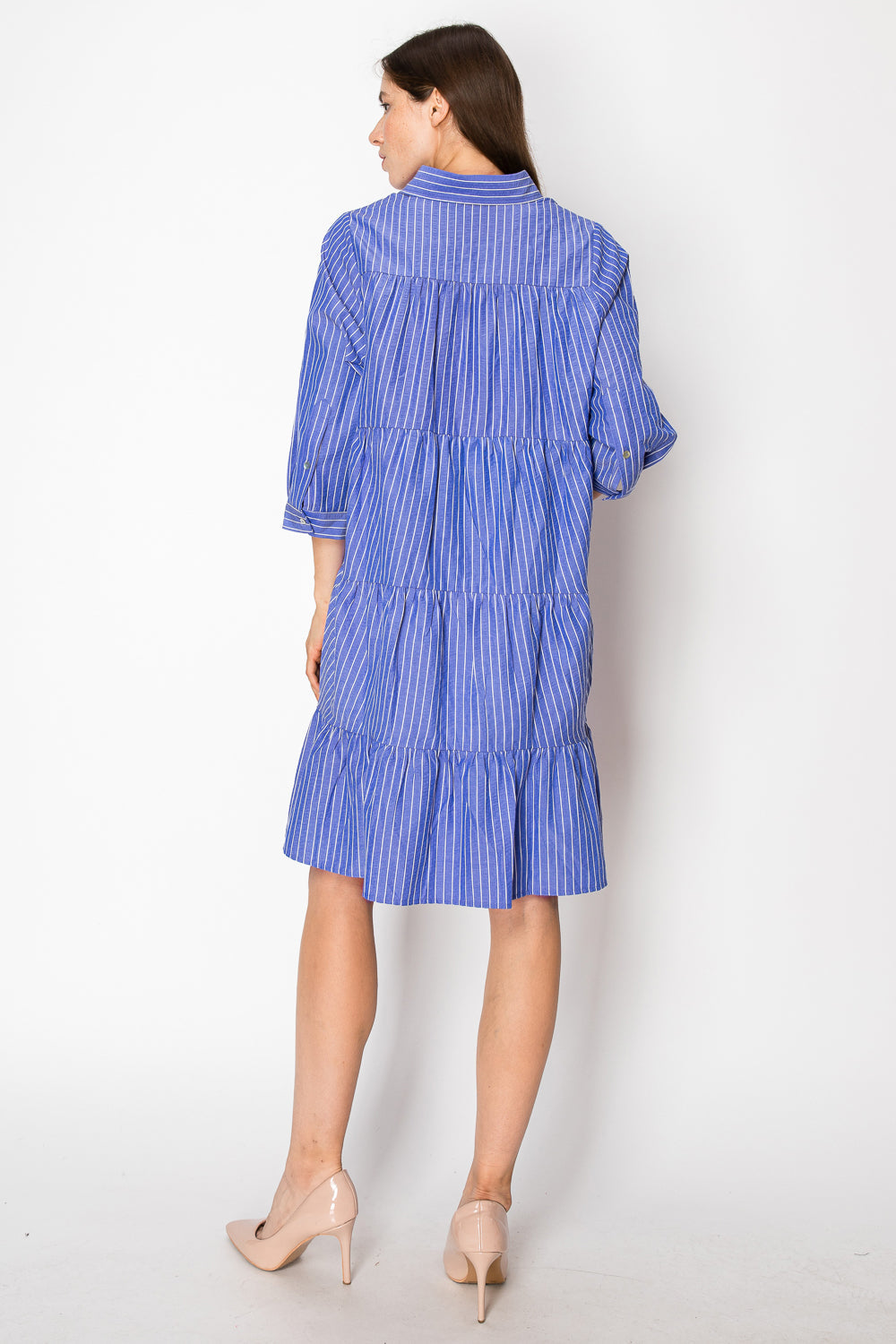 Jaelynn Cotton Stripe Dress