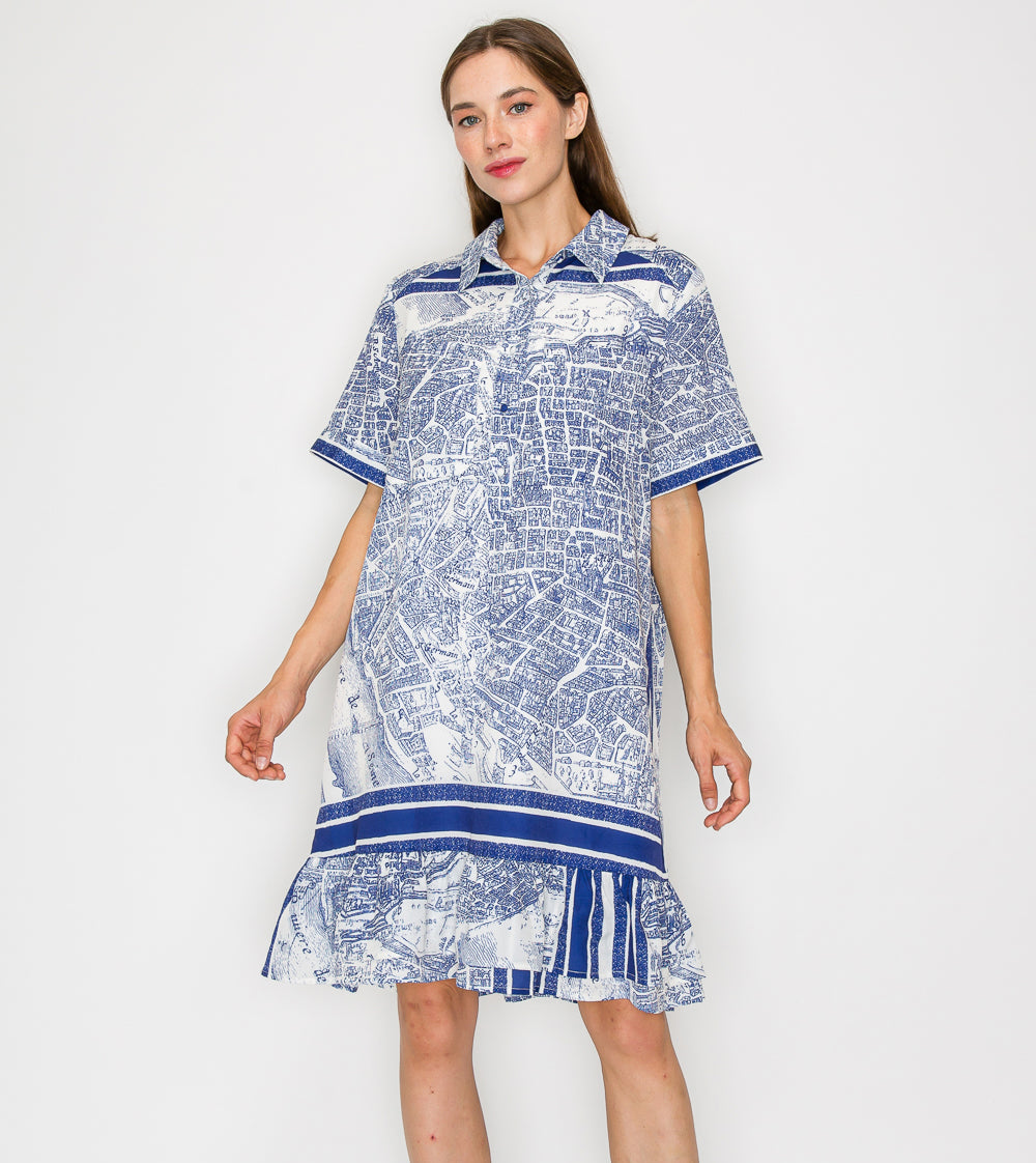 Jeffera Printed Woven Dress