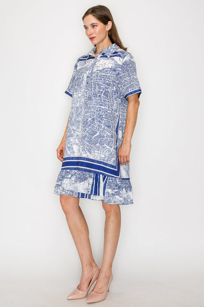 Jeffera Printed Woven Dress