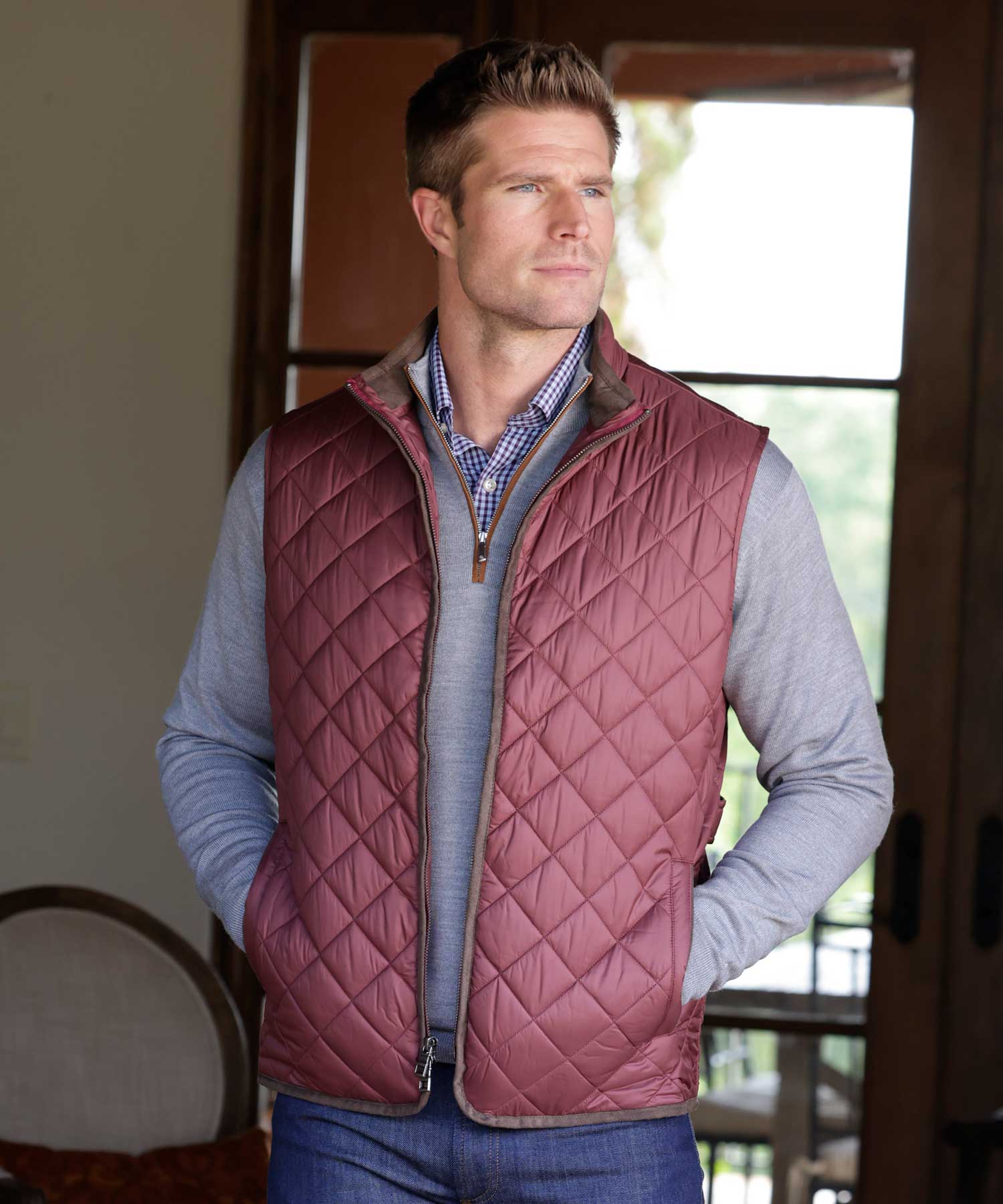 ESSEX QUILT VEST MF23Z13