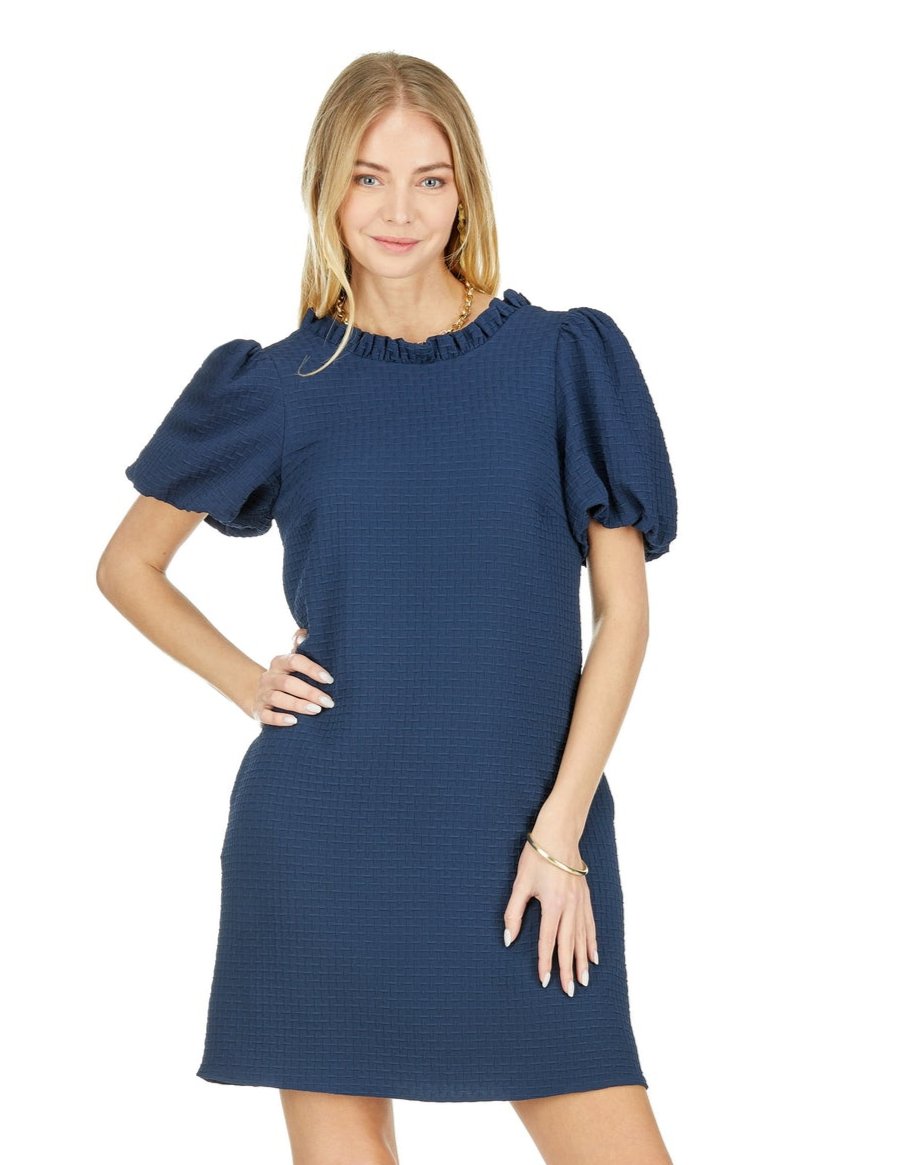 PUFF SLEEVES DRESS