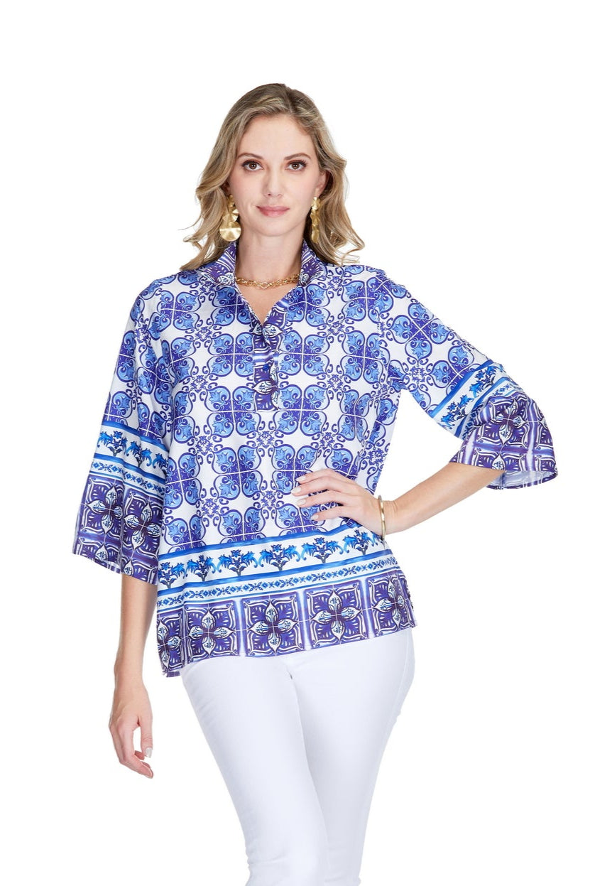 PLACKET TUNIC