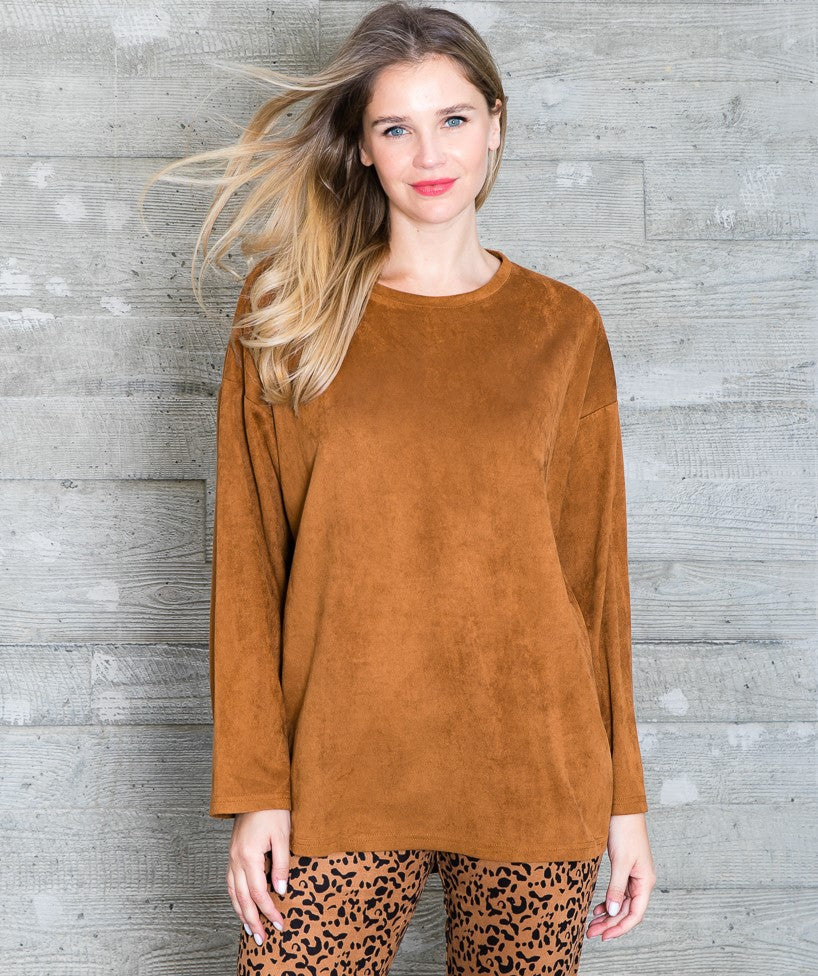 ADI STRETCH SUEDE TOP*