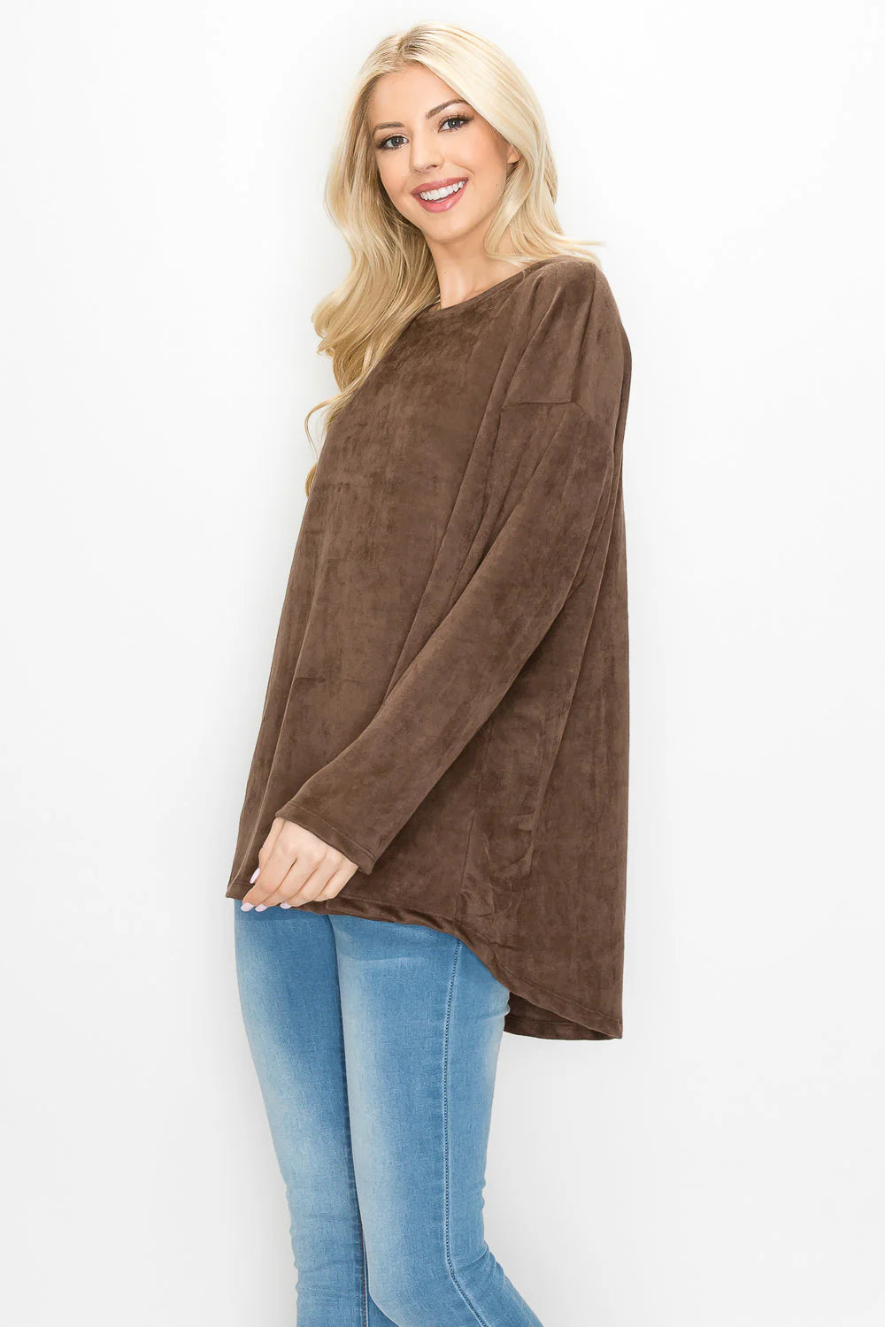 ADI STRETCH SUEDE TOP