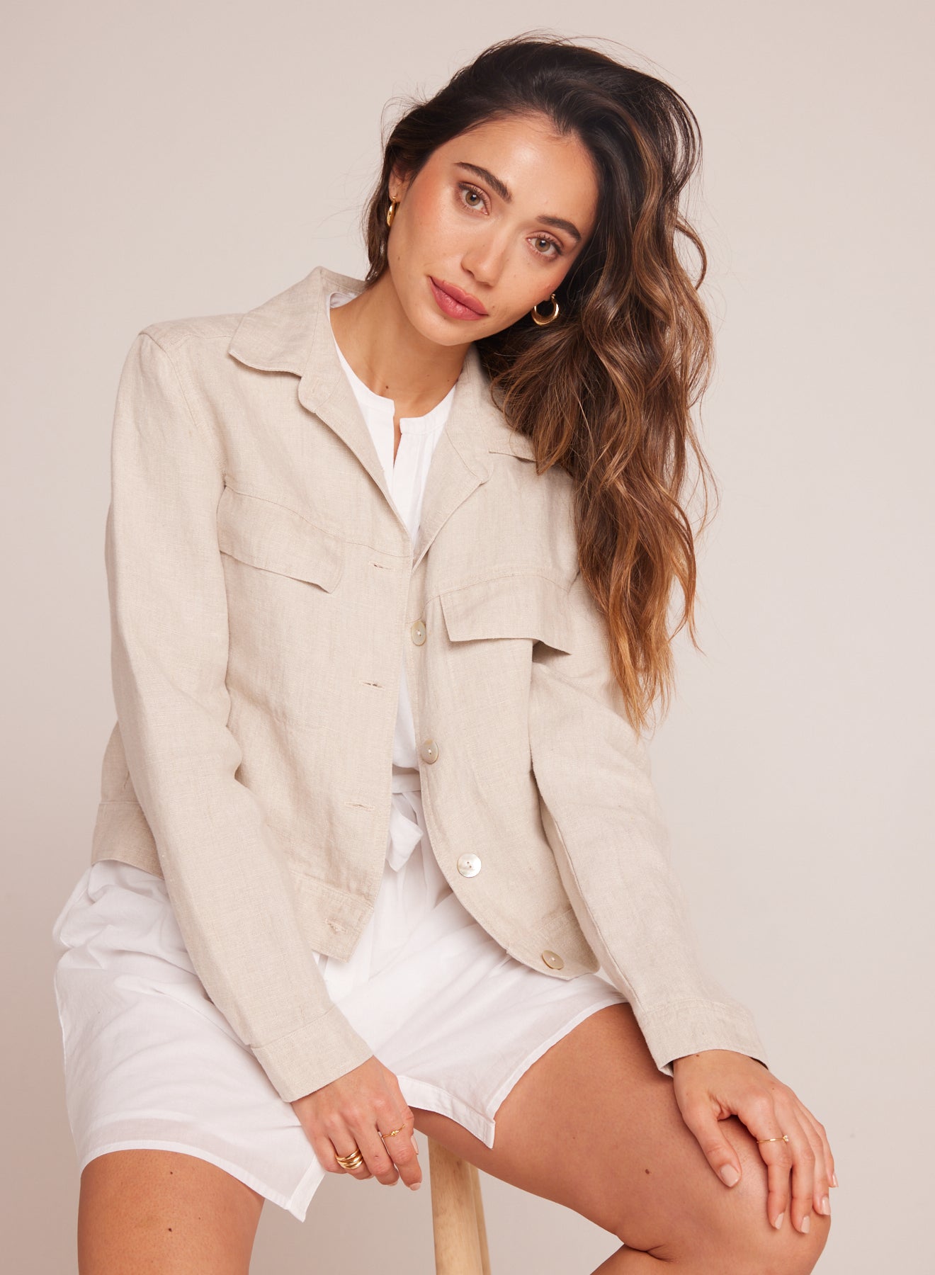 FLAP POCKET SHIRT JACKET