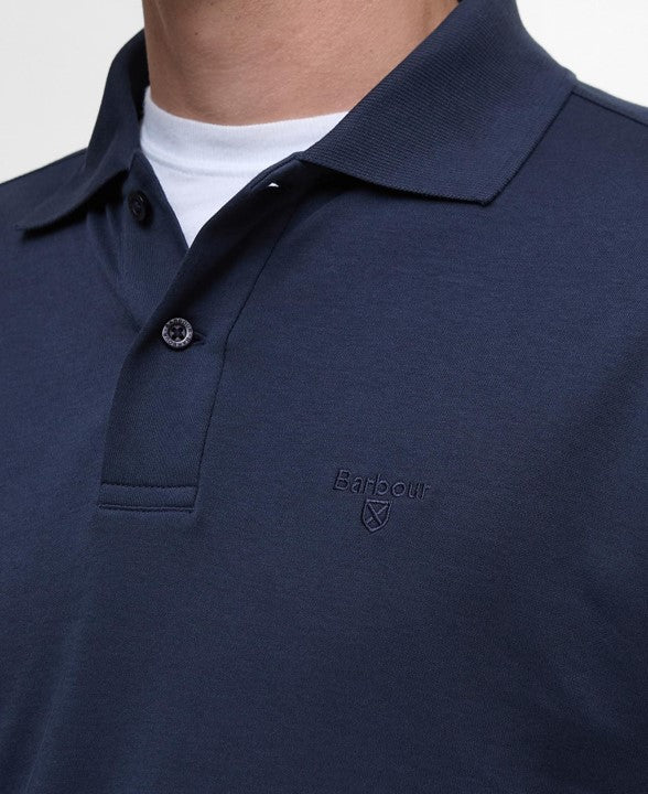 Hylton interlock tailored fit polo shirt