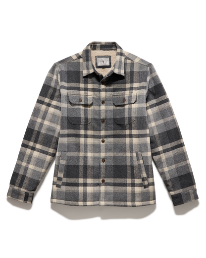 VANCEBURG SHERPA LINED SHIRT JACKET