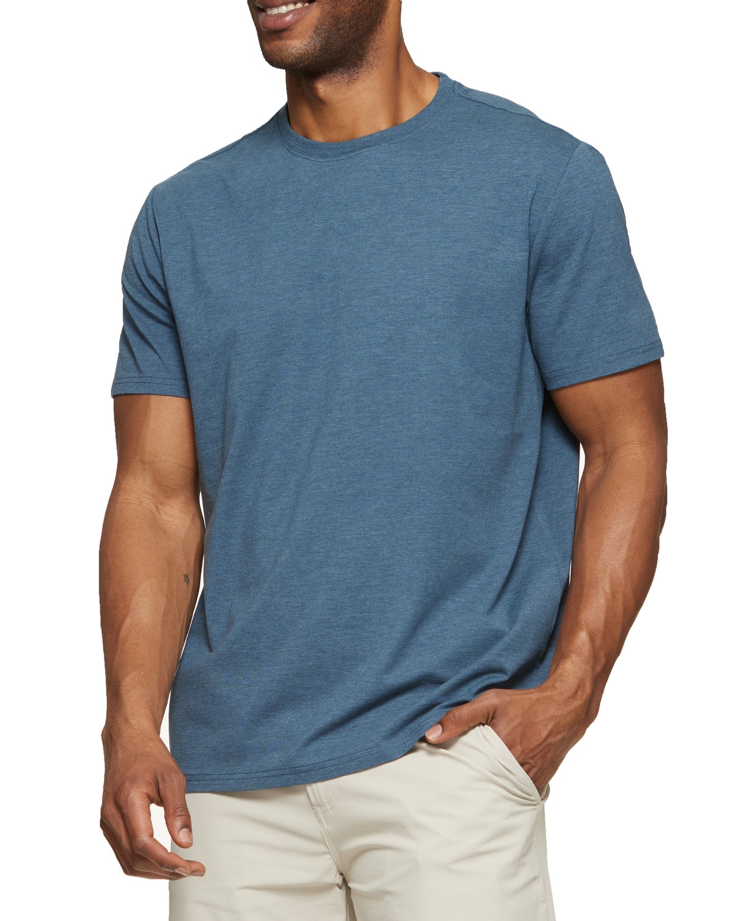 ESSENTIAL STRETCH COMFORT SS CREWNECK TEE