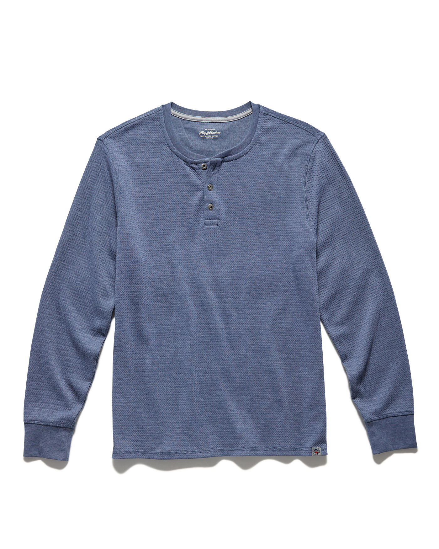 CHATSWORTH LS SOFT WAFFLE HENLEY