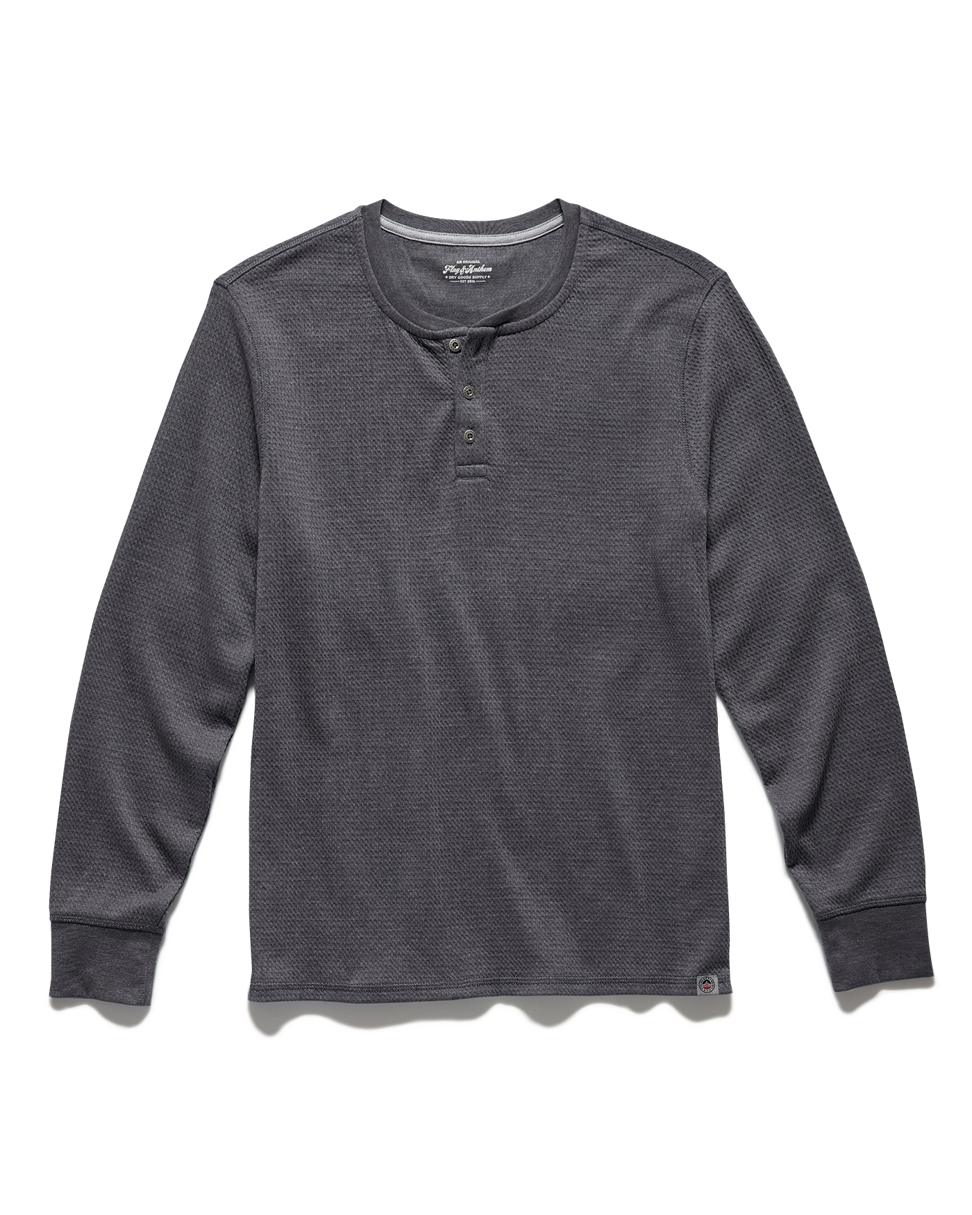 CHATSWORTH LS SOFT WAFFLE HENLEY