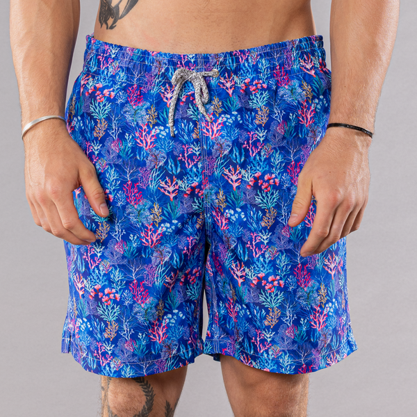 CORAL JUNGLE SWIM TRUNK