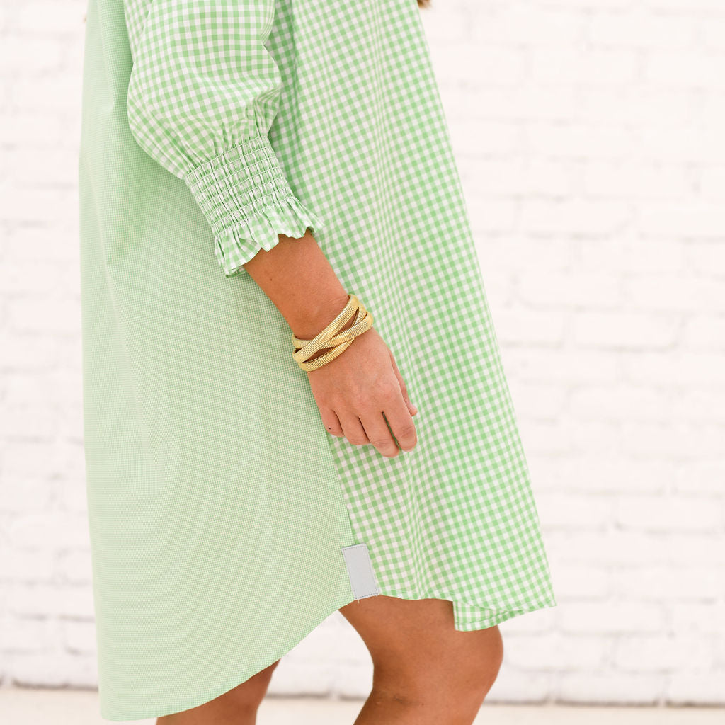 KIMBERLY DRESS OPPOSITE GINGHAM