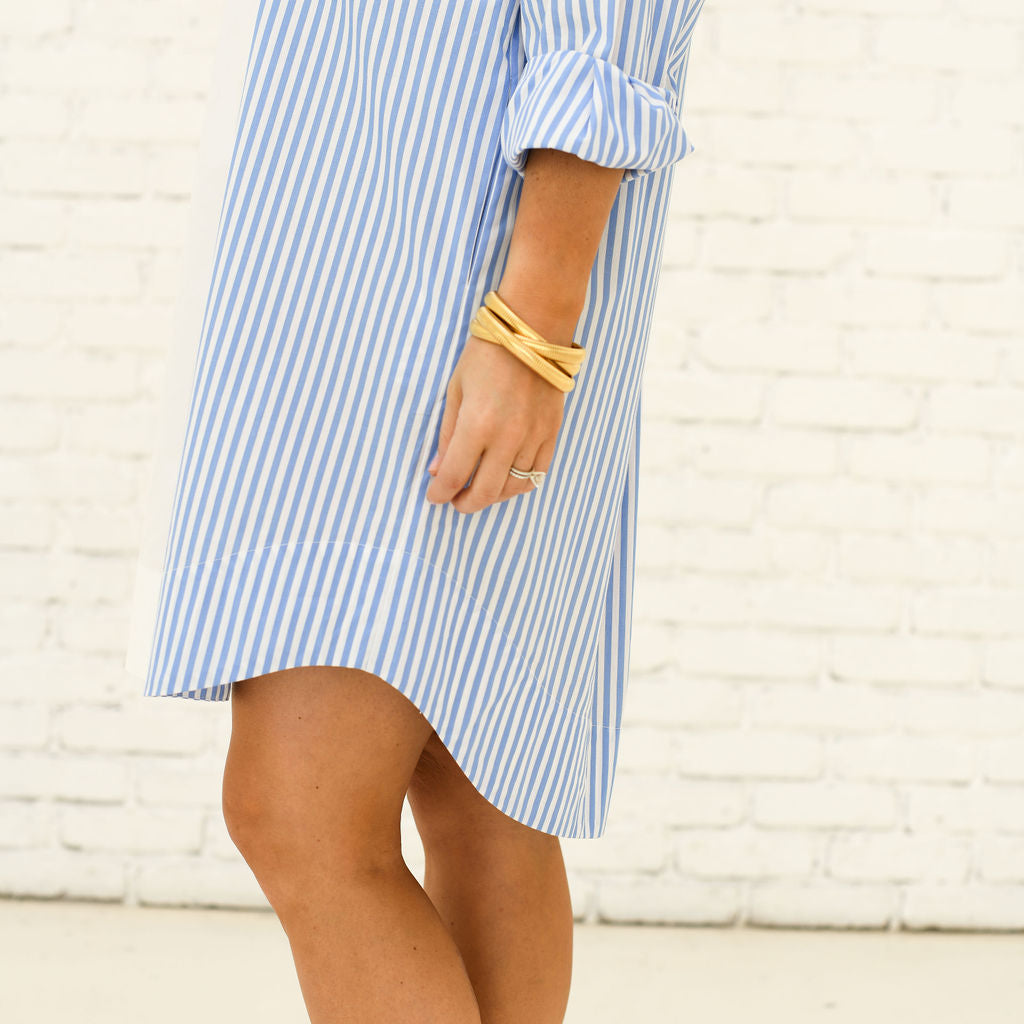 STACEY STRIPE CONTRAST DRESS