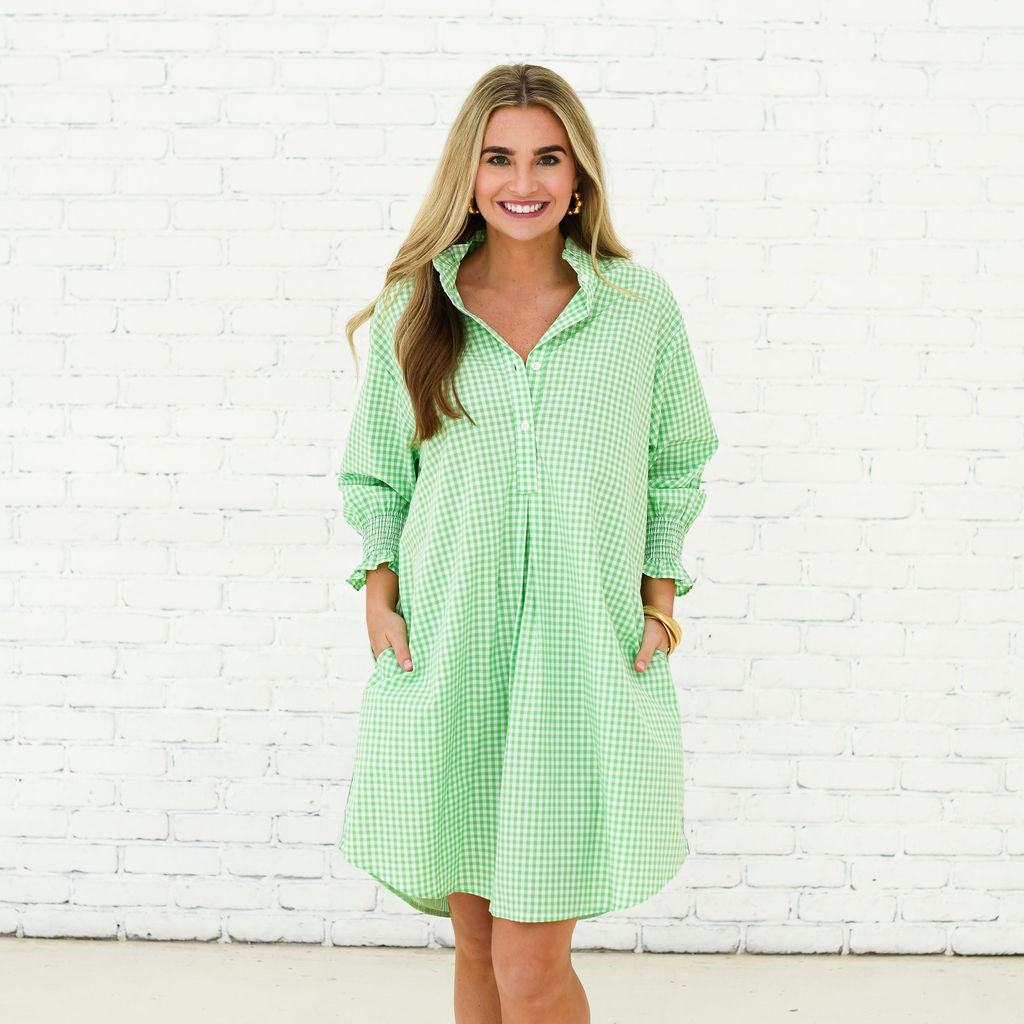 KIMBERLY DRESS OPPOSITE GINGHAM