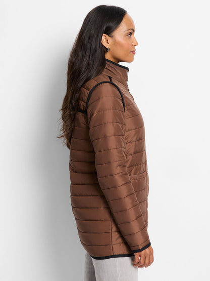 ALLOVETTE REVERSIBLE PUFFER JACKET