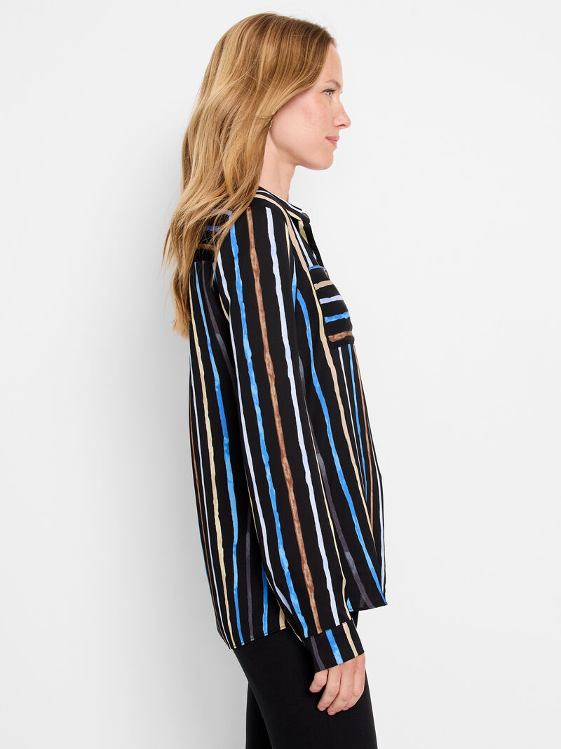 PAINTED STRIPE ONYX TOP