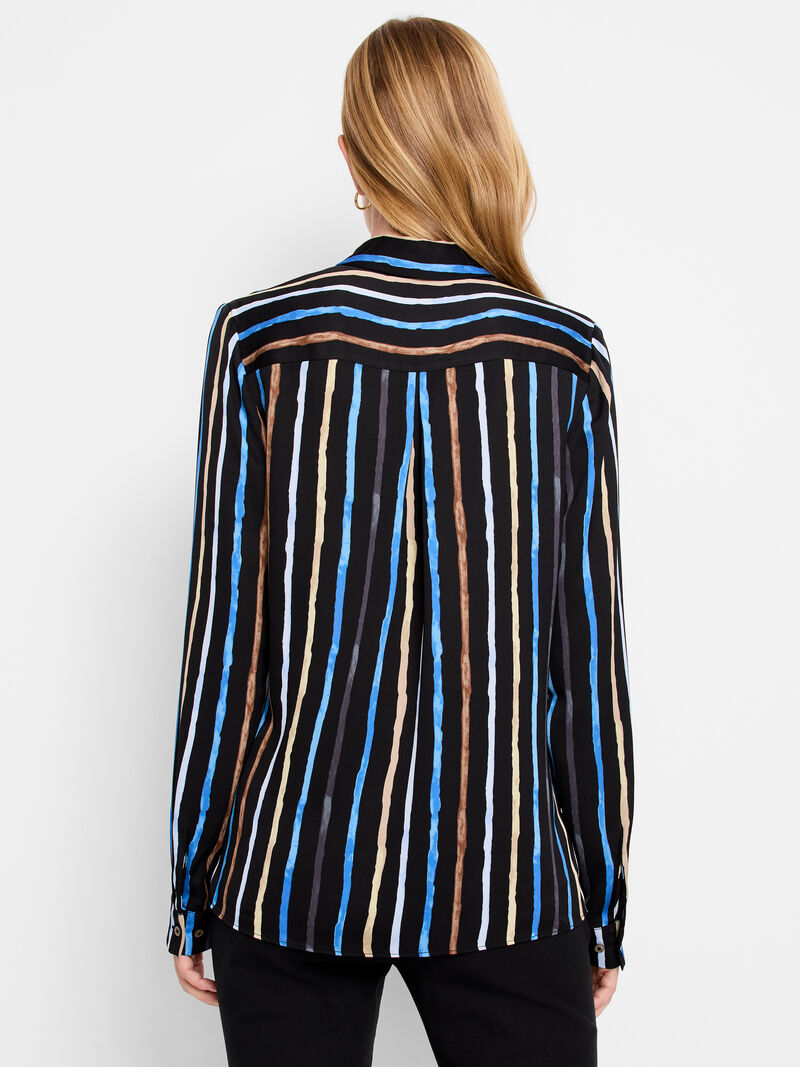 PAINTED STRIPE ONYX TOP