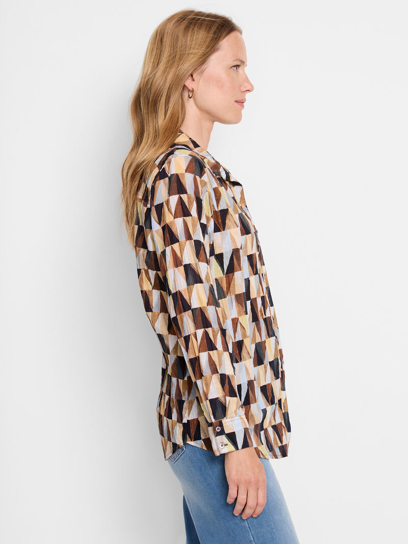 SHADOW PLAY CRINKLE SHIRT