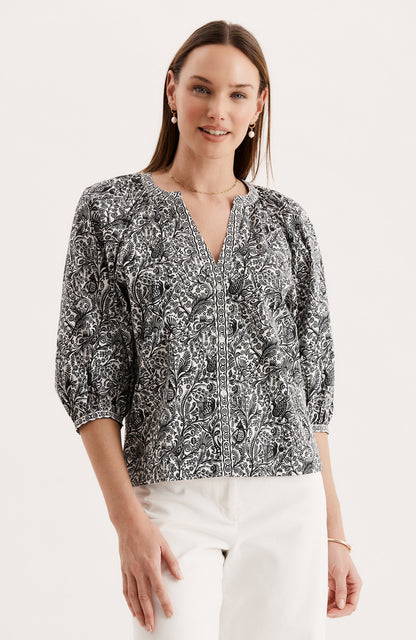 HARPER COTTON TROPICAL TOP