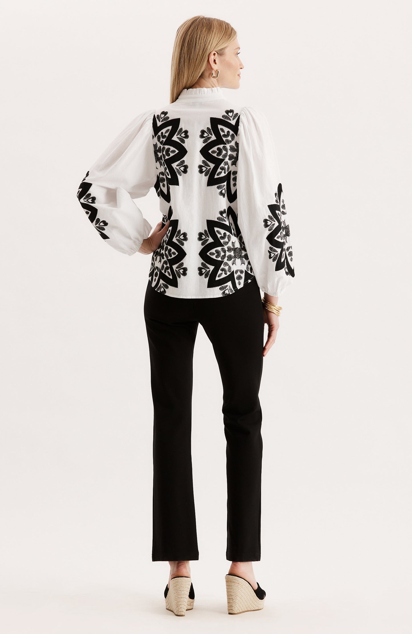 VALERIE EMBROIDERED TOP