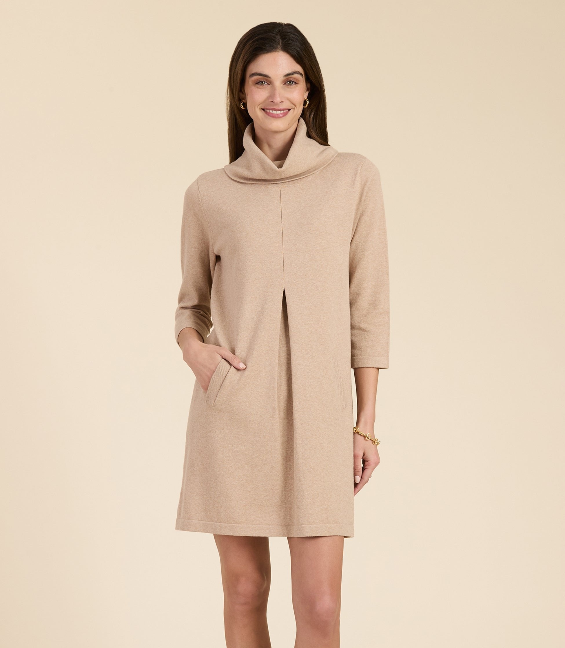 KIM COTTON CASHMERE DRESS