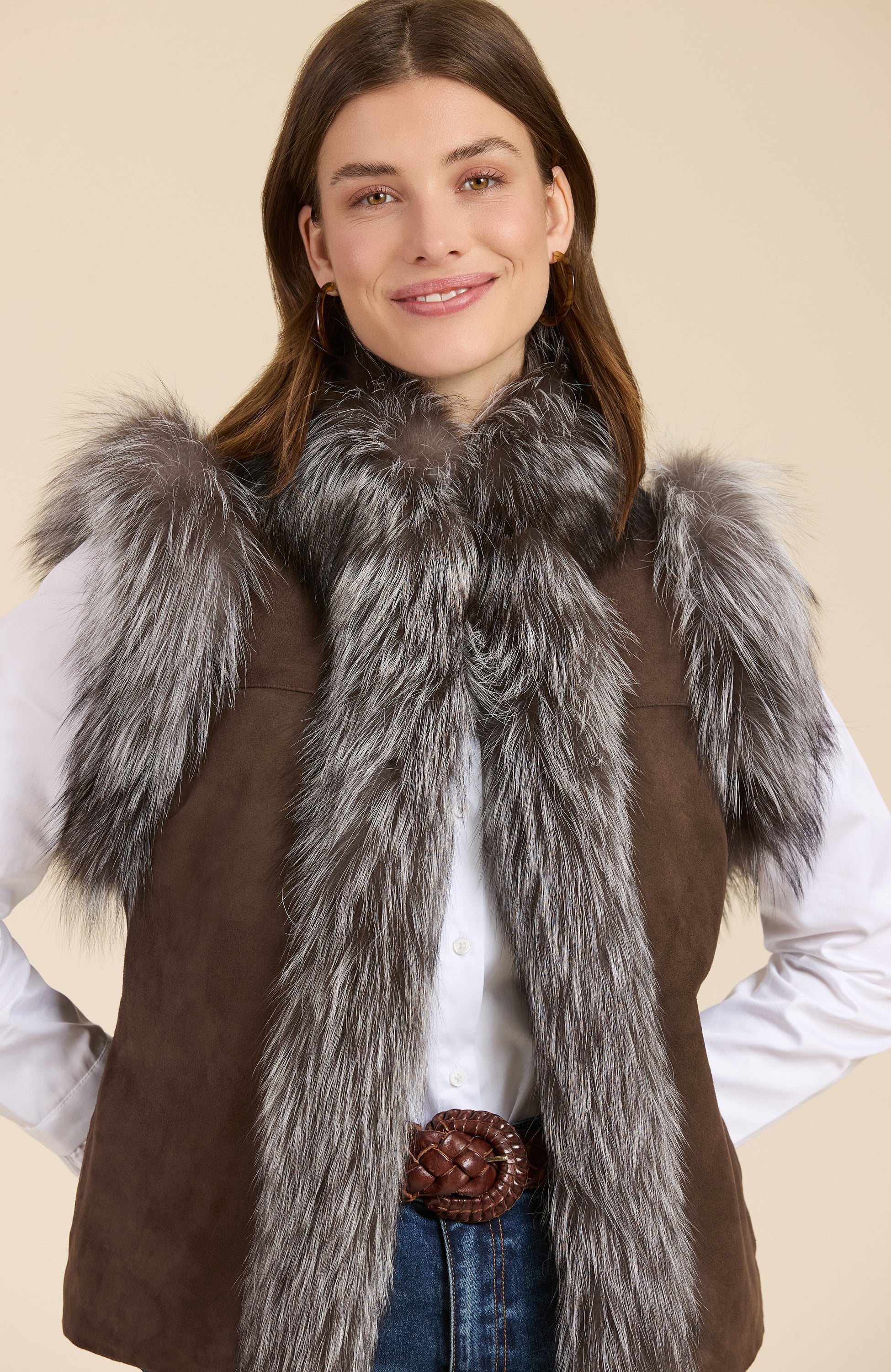 FUR/SUEDE VEST