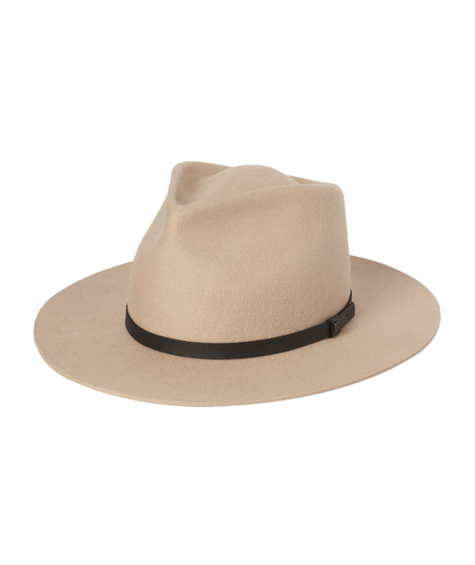 GOODWIN WIDE BRIM FEDORA NATURAL-M