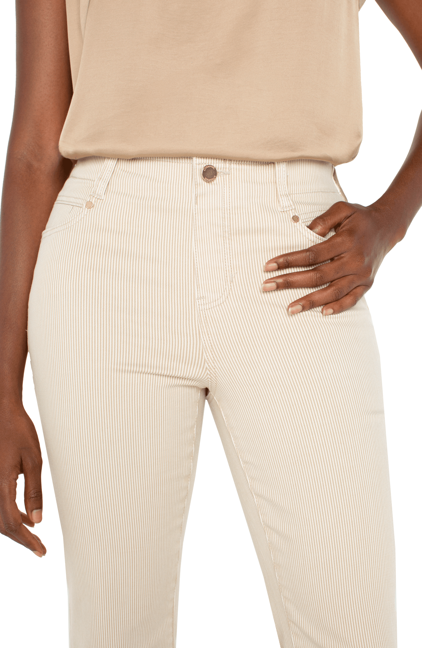 GIA GLIDER CROP FLARE W/BACK PLEAT 25.5" INS