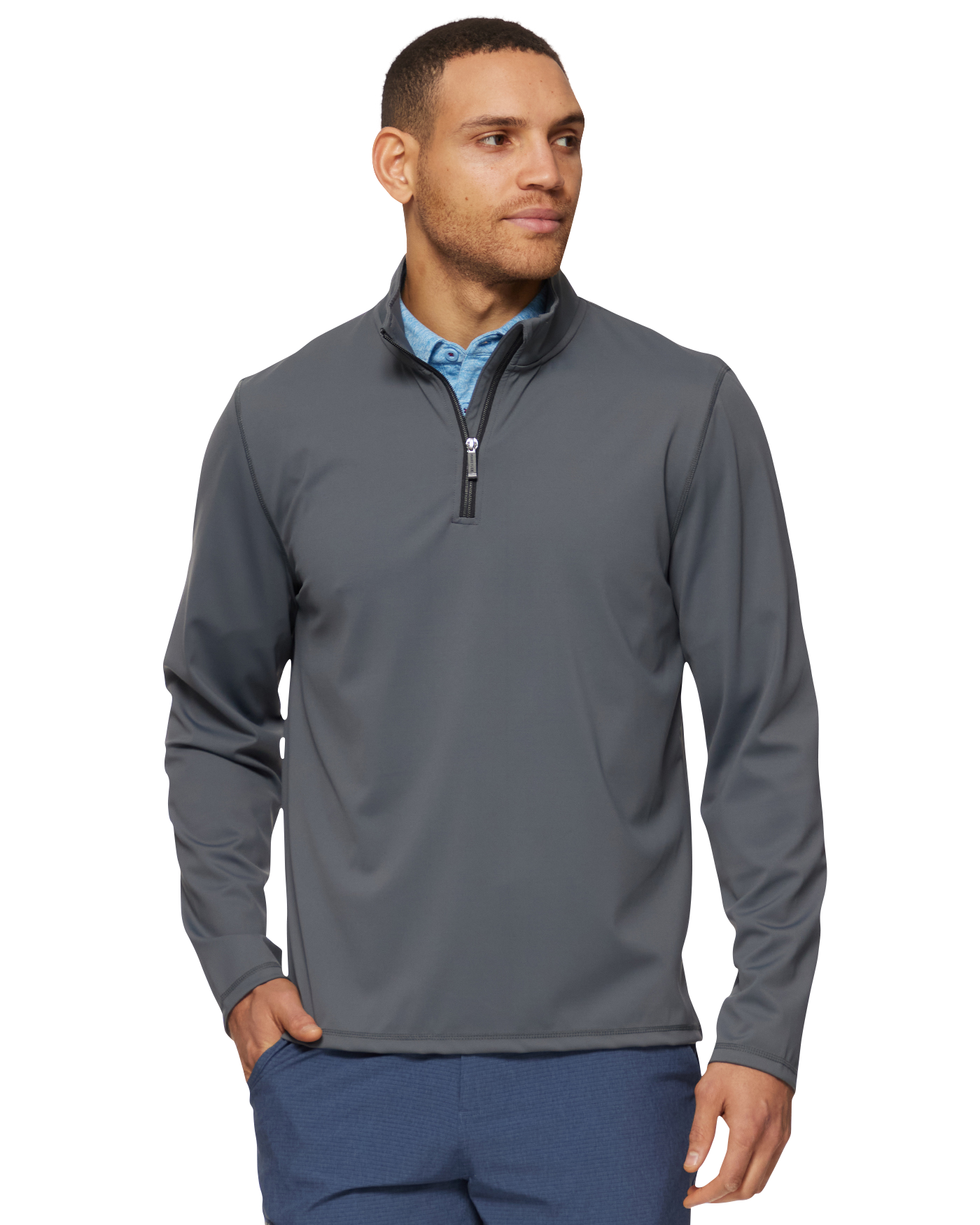 JOURNEY PERFORMANCE 1/4 ZIP MOCK NECK