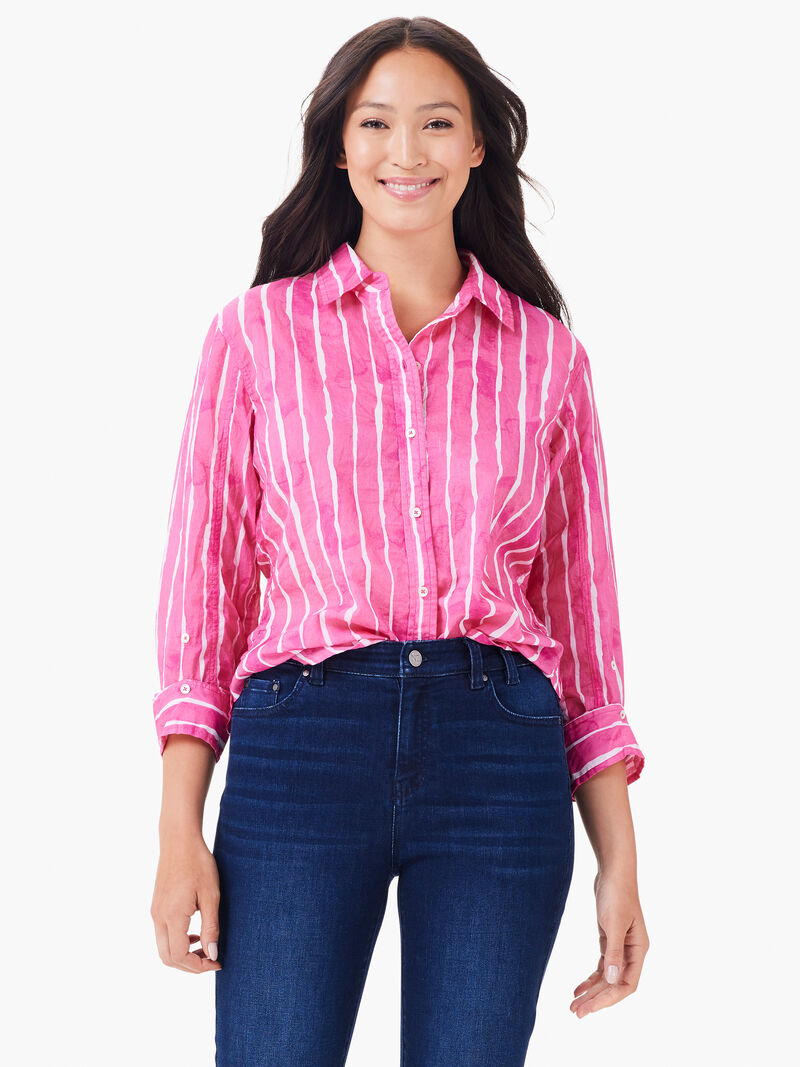 WATERCOLOR STRIPE GIRLFRIEND SHIRT