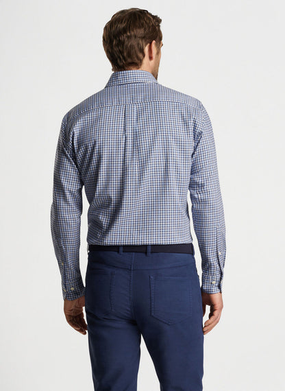 WELLAND FLANNELITE COTTON-STRETCH SPORT SHIRT