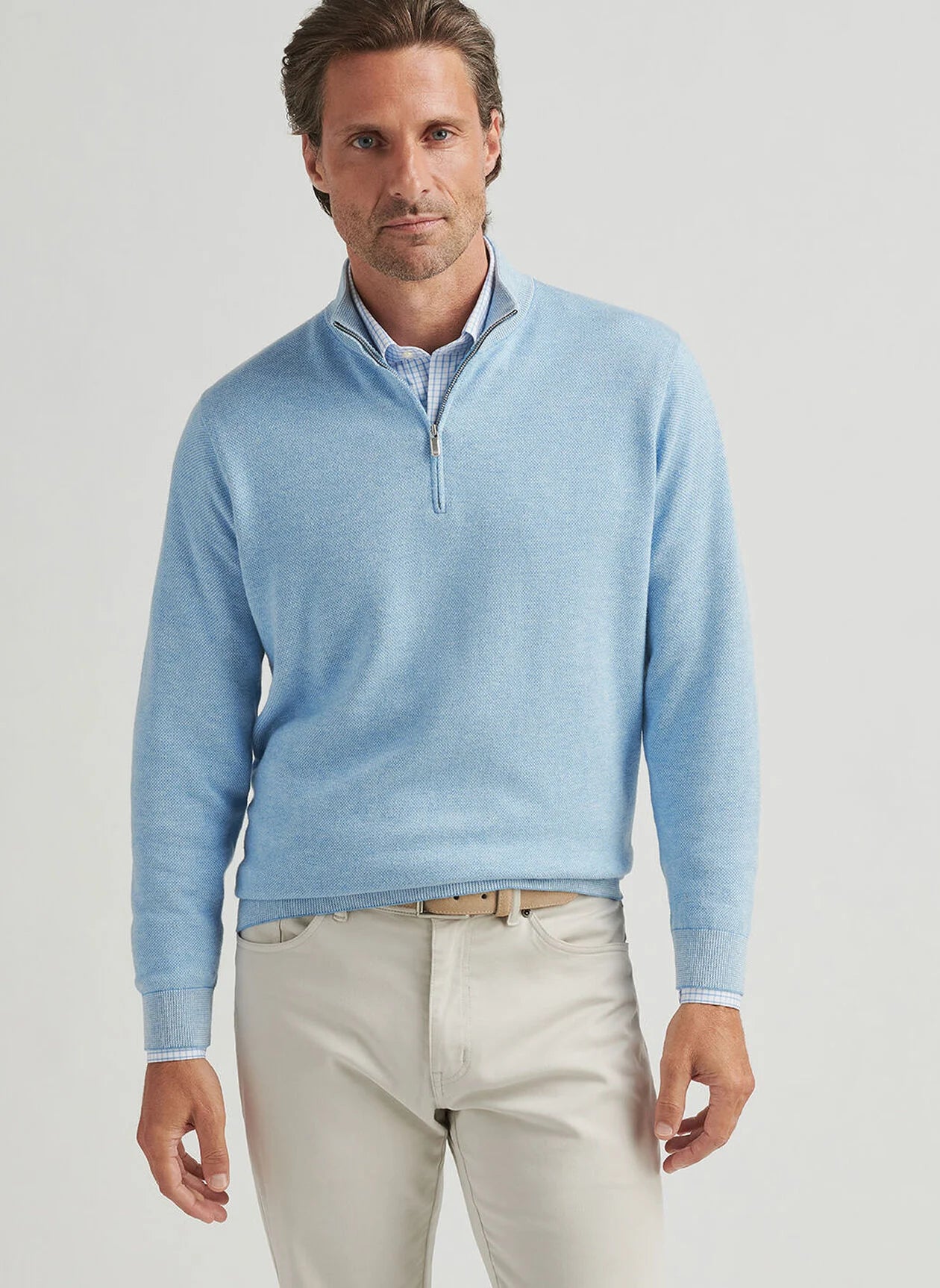 COOLSPUN BIRDSEYE 1/4 ZIP