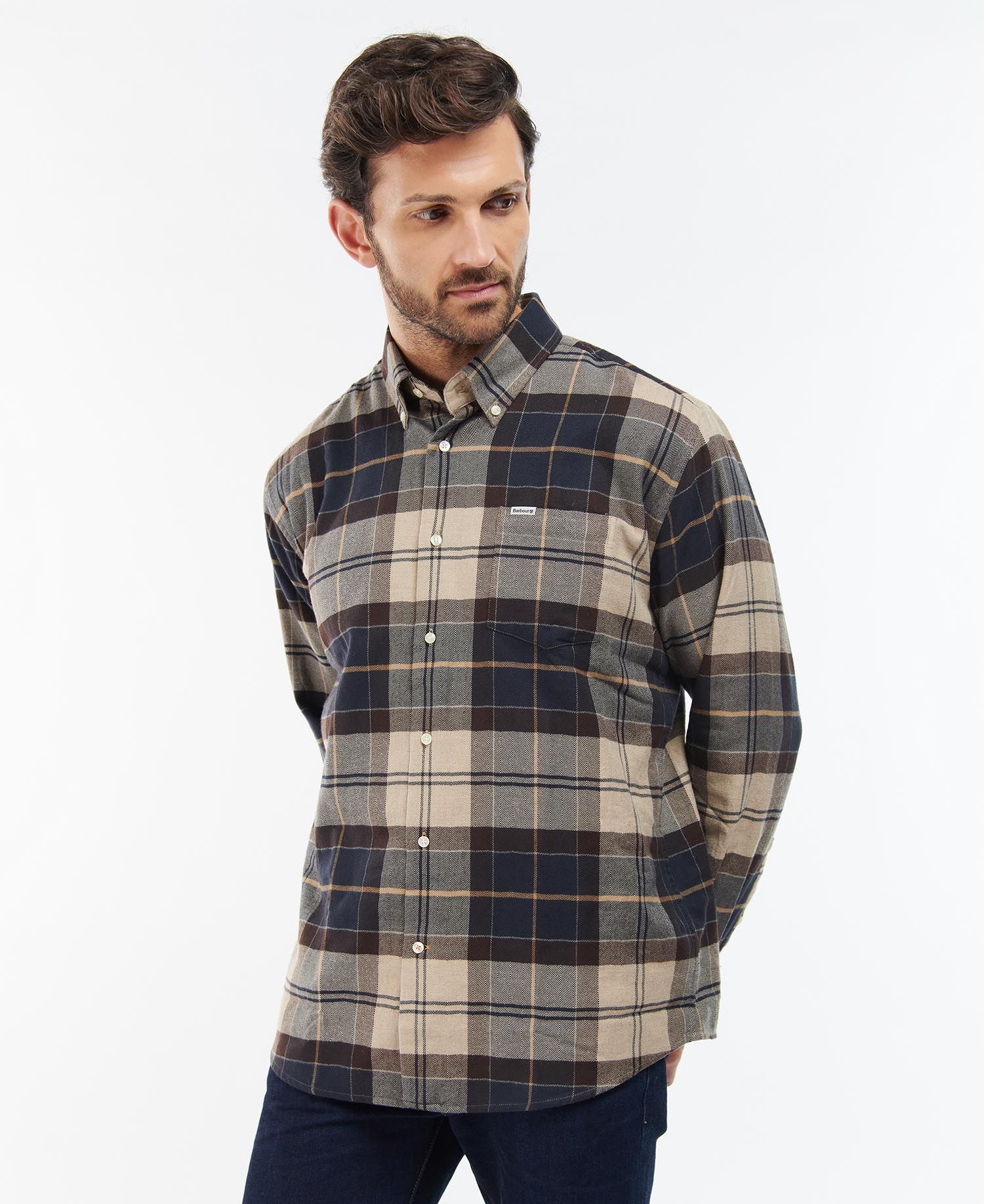 hogside regular tartan shirt