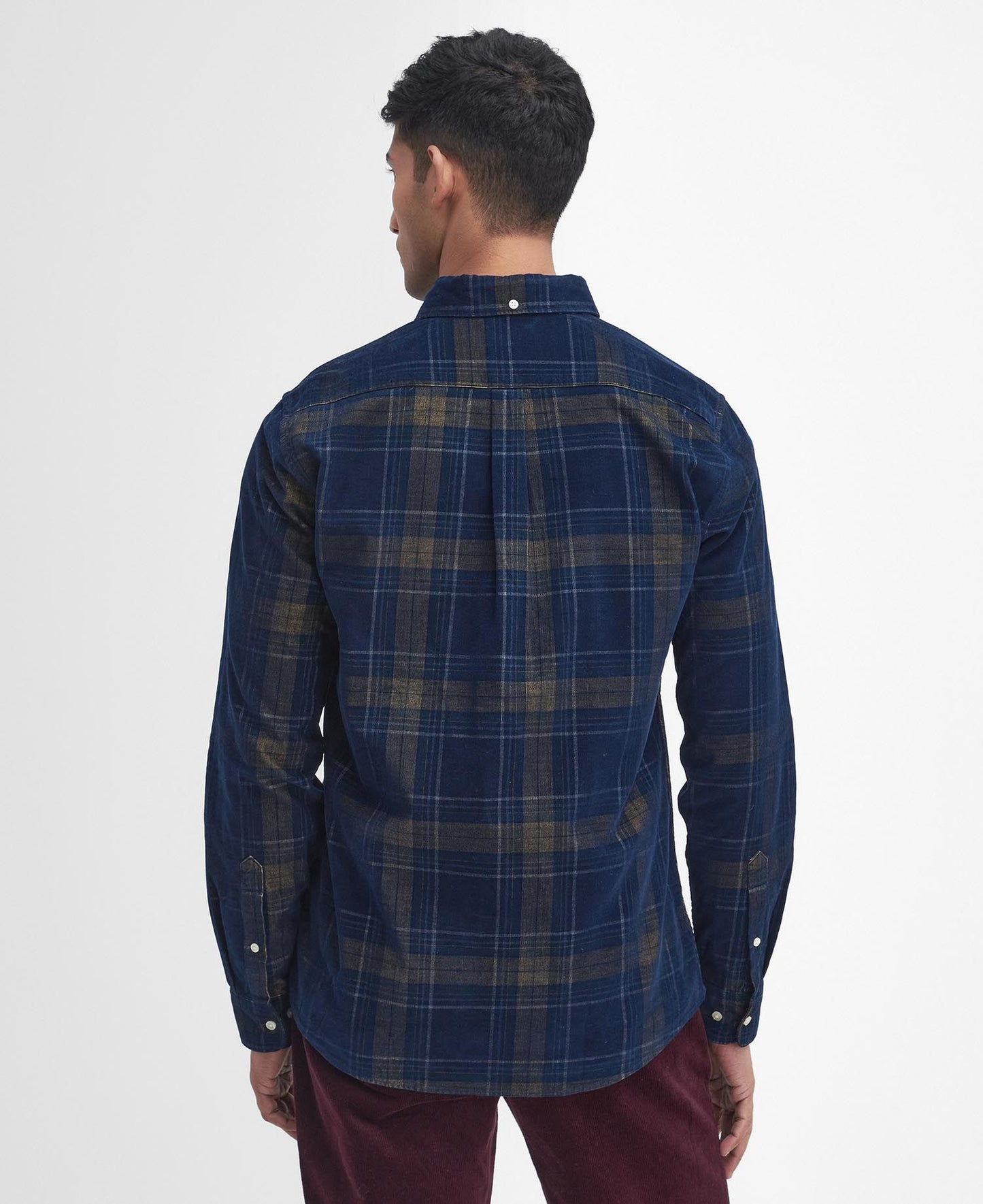 southfield tailored checked cord shirt