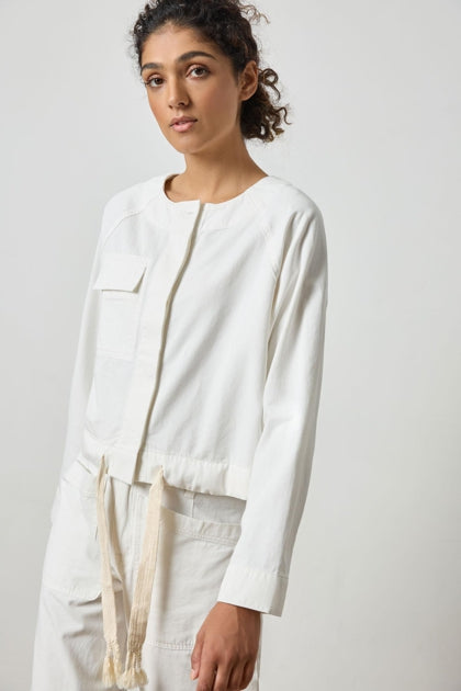 DRAWSTRING WAIST JACKET