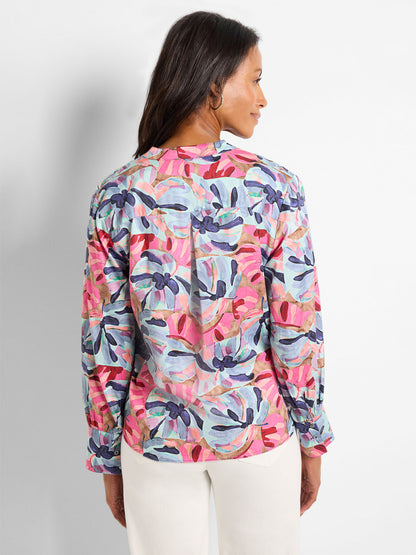 FIREWORK FOLIAGE WOVEN TOP