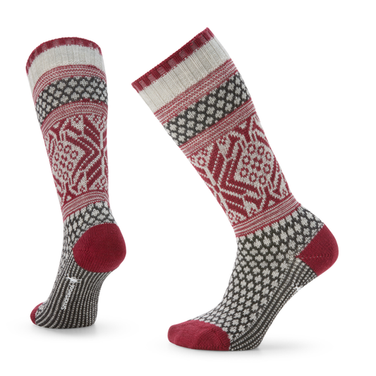 EVERYDAY POPCORN SNOWFLAKE PATTERN CREW SOCKS