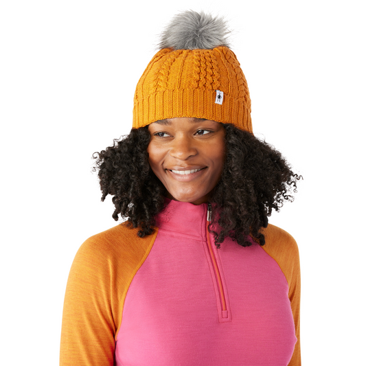 LODGE GIRL BEANIE MARM/PECAN