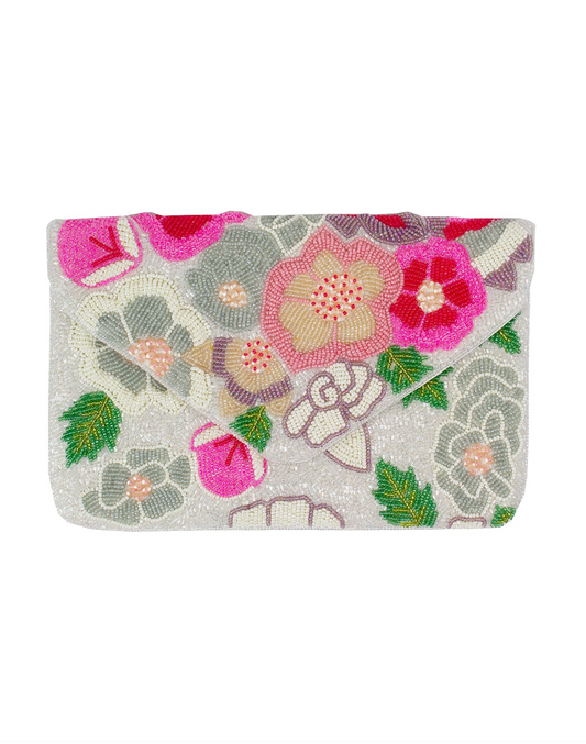 PASTEL ROSES FLORAL BAG