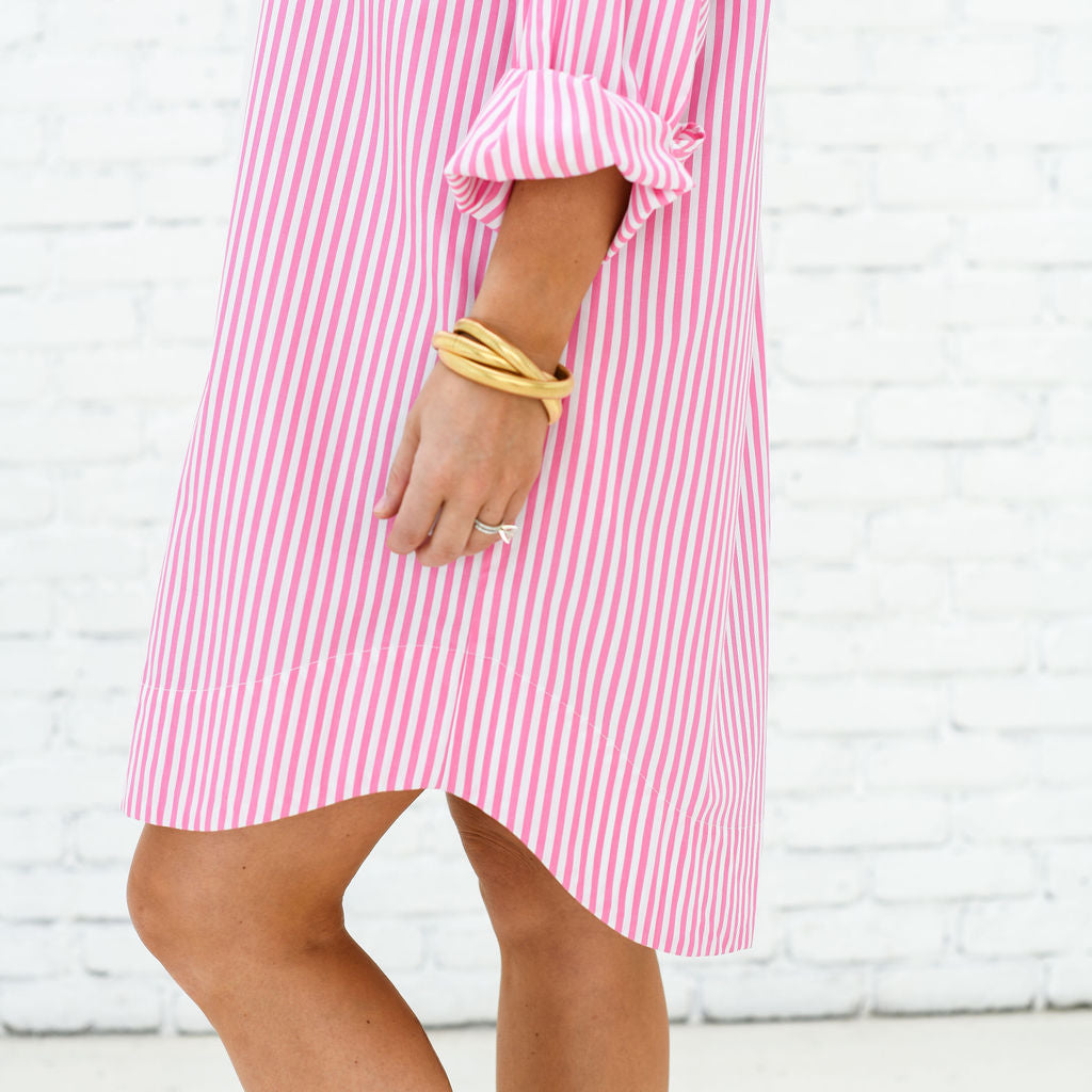 STACEY STRIPE CONTRAST DRESS