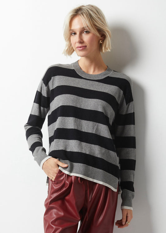 ESSENTIAL STRIPE CREW