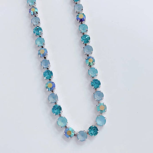 MYRA LIGHT BLUE GEM NECKLACE