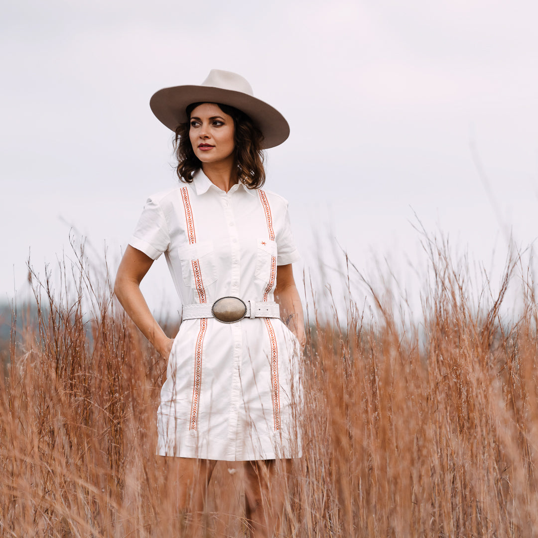 TEJAS GUAYABERA DRESS